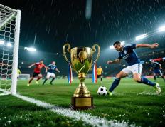 足球赛场焦点！美国队对阵中国队，防守反击奏效，球队笑到最后